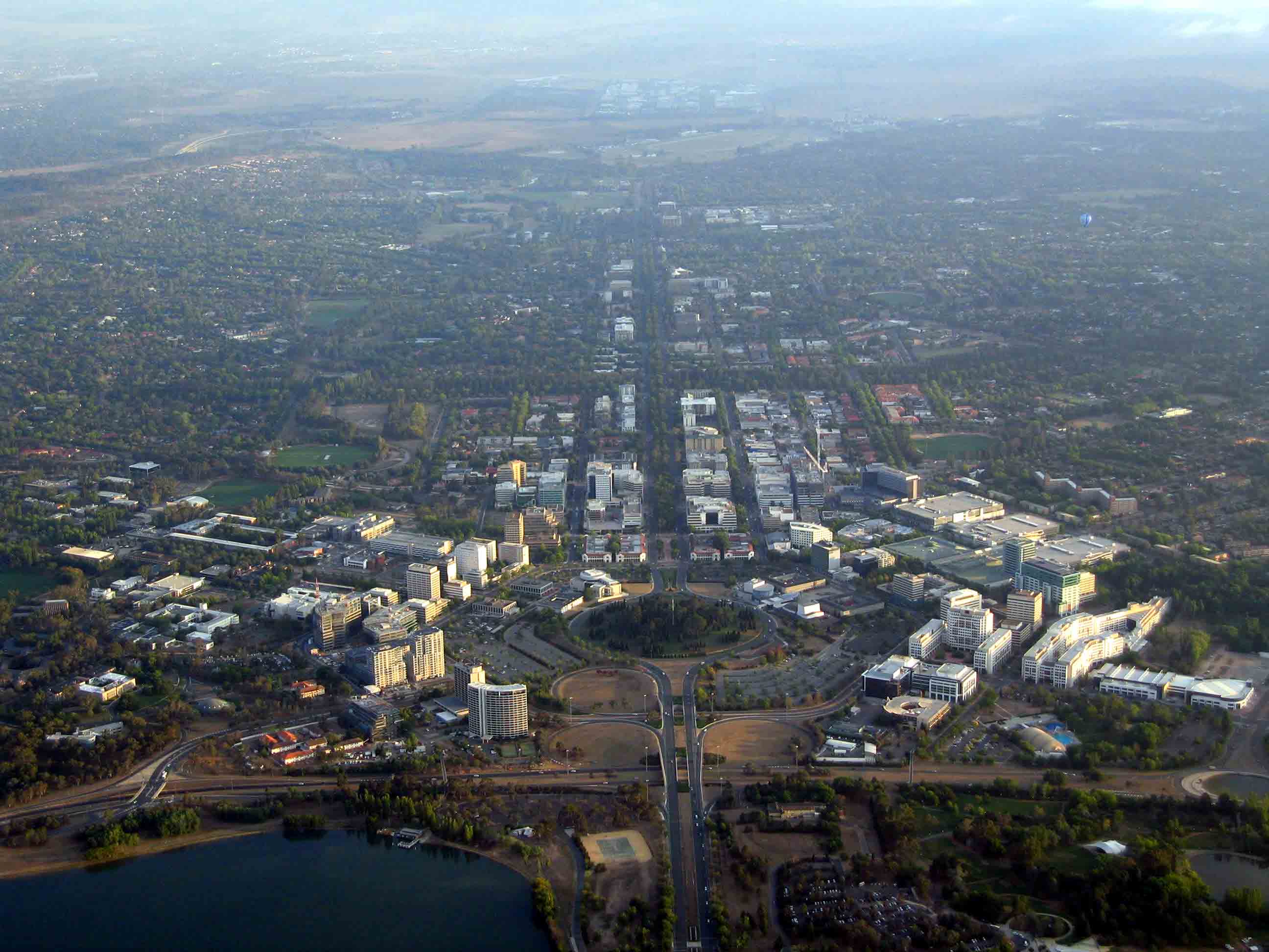 View of Canberra City